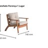 Poltrona para Sala de Estar Florença - 3