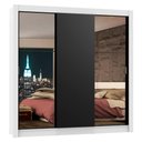 Ver imagem 3 de Guarda-roupa Casal Madesa Lyon 3 Portas de Correr com Espelhos 2 Gavetas