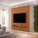 Ver imagem 6 de Painel Ripado para TV até 75 Polegadas MDF 250CMX240CM Trento Marrom