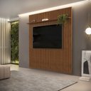 Ver imagem 7 de Painel Ripado para TV até 75 Polegadas 223cm 1 Prateleira Trento