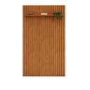 Ver imagem 3 de Painel Ripado para TV até 60 Polegadas MDF 143CMX240CM Trento Marrom