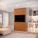 Ver imagem 7 de Painel Ripado para TV até 60 Polegadas MDF 143CMX240CM Trento Marrom
