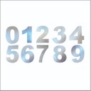 Ver imagem 2 de Numero Residencial Aço Escovado 13 Cm - Fundição Petrópolis Nº6