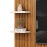 Painel para Tv até 60 Polegadas Frisado decorativo com Nicho 1 Porta Deslizante Friz - 6