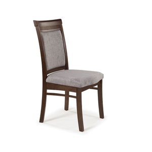 Cadeira Miami - Acabamento Castanho - Tecido Veludo Avelã