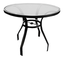 Ver imagem 1 de Mesa Redonda 80cm para Jardim e Área Externa | Base de Alumínio