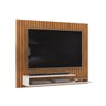 Painel Ripado para Tv até 55 Polegadas  Frisado decorativo com Nicho Ripe - 4