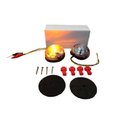 Ver imagem 3 de Kit Sinaleira Blindada Defender Lente Cristal Led Vermelha 2 Peças