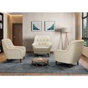 Ver imagem 2 de Poltrona Decorativa 81cm Poodle Bouclé Suave Bege - Sallar Home