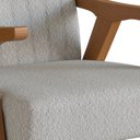 Ver imagem 6 de Poltrona Decorativa em Tecido Boucle 236 Ref 560 Espresso Móveis Imbuia/Cinza