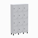 Ver imagem 4 de Armário Locker Guarda Volume Aço Light 3v 12 Portas Gr303/12