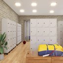 Ver imagem 2 de Armário Locker Guarda Volume Aço Light 3v 12 Portas Gr303/12