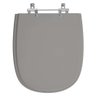 Assento Sanitário Laqueado Donna Cinza Escuro para Louça Santamarina - 1