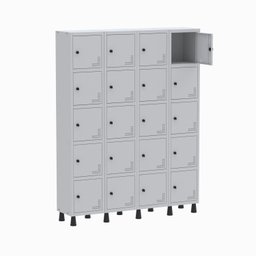 Armário Locker Guarda Volume Aço Light 4v 20 Portas Gr304/20 - 3