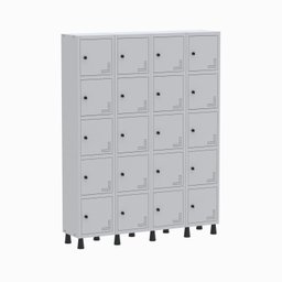 Armário Locker Guarda Volume Aço Light 4v 20 Portas Gr304/20 - 4