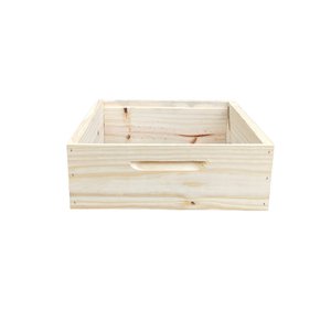 Melgueira Langstrooth de Pinus sem Quadros| Ideal para Extração de Mel