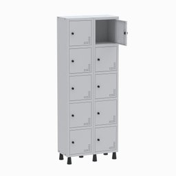 Armário Locker Guarda Volume Aço Light 10 portas 69x179,5cm - 4
