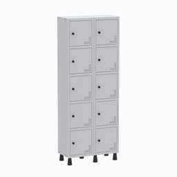 Armário Locker Guarda Volume Aço Light 10 portas 69x179,5cm - 2