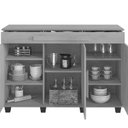 Ver imagem 3 de Balcão Aparador com 3 Portas e 1 Gaveta com Divisória