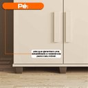 Ver mais imagens de Balcão Buffet Aparador Rubi com 3 Portas e 1 Gaveta com Repartição Bege/Off White