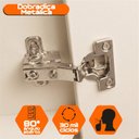 Ver imagem 7 de Balcão Buffet Aparador Rubi com 3 Portas e 1 Gaveta com Repartição Bege/Off White