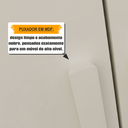 Ver imagem 3 de Balcão Buffet Aparador Rubi com 3 Portas e 1 Gaveta com Repartição Bege/Off White