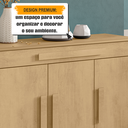 Ver imagem 7 de Balcão Buffet Aparador Rubi com 3 Portas e 1 Gaveta com Repartição