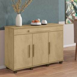 Balcão Aparador com 3 Portas e 1 Gaveta com Divisória - 1