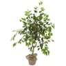 Arvore Folhas Planta Artificial Ficus Benjamina Realista - 1