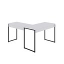 Ver imagem 6 de Escrivaninha Mesa Escritório L Estilo Industrial 120x140cm Dynamica Yescasa