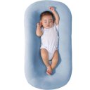 Ver imagem 4 de Kit Ninho Cazulinho para Bebê com Capa Removível 97x60x12cm Azul