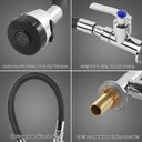 Ver mais imagens de Torneira Modo Spray Metal Cromado Flexível Cozinha Bancada, Mesa Fc-05