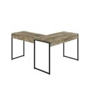 Ver imagem 6 de Escrivaninha Mesa Escritório L Estilo Dynamica 140cm Industrial Yescasa Carvalho E Preto