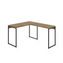 Ver imagem 2 de Escrivaninha Mesa Escritório L Estilo Industrial 120x140cm Dynamica Yescasa