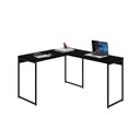 Ver imagem 4 de Escrivaninha Mesa Escritório L Estilo Dynamica 140cm Industrial Yescasa Preto Ônix