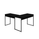 Ver imagem 6 de Escrivaninha Mesa Escritório L Estilo Dynamica 140cm Industrial Yescasa Preto Ônix