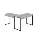 Ver imagem 6 de Escrivaninha Mesa Escritório L Estilo Dynamica 140cm Industrial Yescasa Snow e Preto Branco