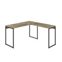 Ver imagem 2 de Escrivaninha Mesa Escritório L Estilo Dynamica 140cm Industrial Yescasa Carvalho e Preto Marrom