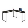Escrivaninha Mesa Escritório L Estilo Industrial 135x140cm Dynamica Yescasa - 4