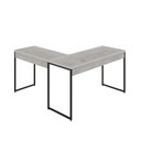 Ver imagem 6 de Escrivaninha Mesa Escritório L Estilo Dynamica 140cm Industrial Yescasa Snow e Preto Branco