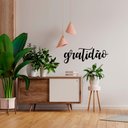 Ver imagem 2 de Adesivo de Parede Lettering Gratidão Agradecer Decoração Fácil Sala Quarto