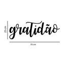 Ver imagem 3 de Adesivo de Parede Lettering Gratidão Agradecer Decoração Fácil Sala Quarto