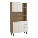 Ver imagem 1 de Cozinha Compacta 5 Portas 2 Gavetas Branco Ártico Bertolini