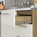 Ver imagem 3 de Cozinha Compacta 5 Portas 2 Gavetas Branco Ártico Bertolini