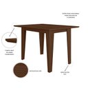 Ver imagem 3 de Mesa de Jantar Retangular 4 Lugares 120cm sem Cadeiras Kate Poliman Móveis