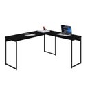 Ver imagem 4 de Escrivaninha Mesa Escritório L Estilo Dynamica 140cm Industrial Yescasa Preto Ônix