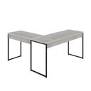 Ver imagem 6 de Escrivaninha Mesa Escritório L Estilo Dynamica 140cm Industrial Yescasa Snow E Preto