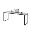 Ver imagem 4 de Escrivaninha Mesa Escritório Diretor Estilo Dynamica 60cm Industrial Yescasa Branco Chess e Preto