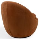 Ver imagem 6 de Kit 02 Poltronas Decorativa Giratória Sala de Estar Yumi C06 Veludo Terracota C-262 - Lyam