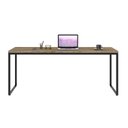 Ver imagem 6 de Escrivaninha Mesa Escritório Diretor Estilo Industrial 180cm Dynamica Yescasa